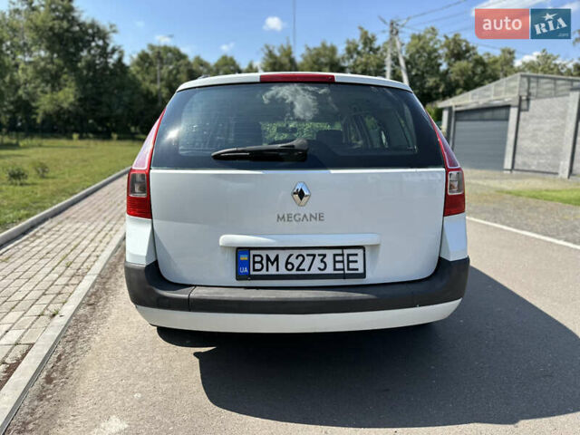 Белый Рено Меган, объемом двигателя 1.6 л и пробегом 188 тыс. км за 4999 $, фото 8 на Automoto.ua