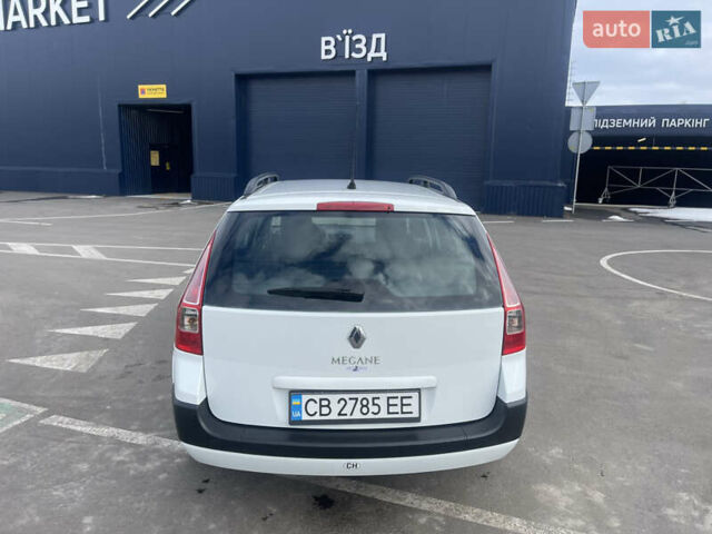 Белый Рено Меган, объемом двигателя 1.6 л и пробегом 223 тыс. км за 5450 $, фото 6 на Automoto.ua