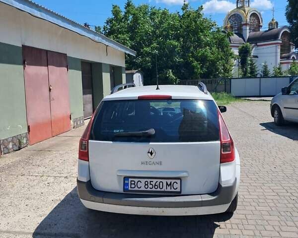 Белый Рено Меган, объемом двигателя 1.46 л и пробегом 268 тыс. км за 4000 $, фото 9 на Automoto.ua