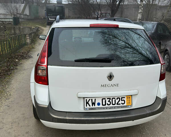Білий Рено Меган, об'ємом двигуна 1.6 л та пробігом 145 тис. км за 5500 $, фото 8 на Automoto.ua