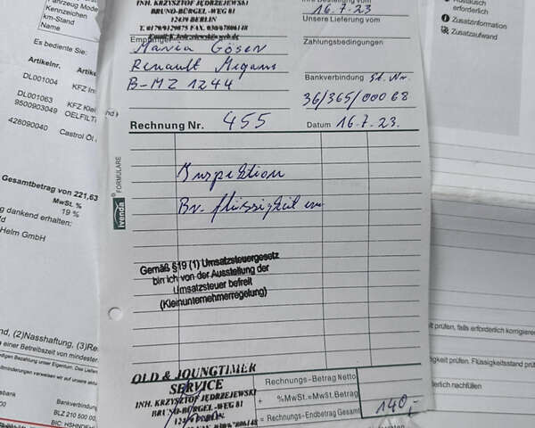 Білий Рено Меган, об'ємом двигуна 1.6 л та пробігом 145 тис. км за 5500 $, фото 22 на Automoto.ua
