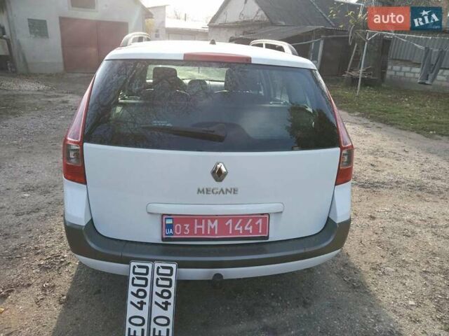 Білий Рено Меган, об'ємом двигуна 1.6 л та пробігом 201 тис. км за 5299 $, фото 2 на Automoto.ua