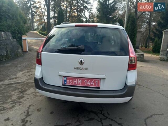Білий Рено Меган, об'ємом двигуна 1.6 л та пробігом 201 тис. км за 5199 $, фото 22 на Automoto.ua