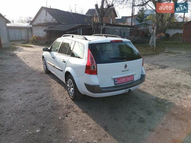 Білий Рено Меган, об'ємом двигуна 1.6 л та пробігом 201 тис. км за 5299 $, фото 14 на Automoto.ua
