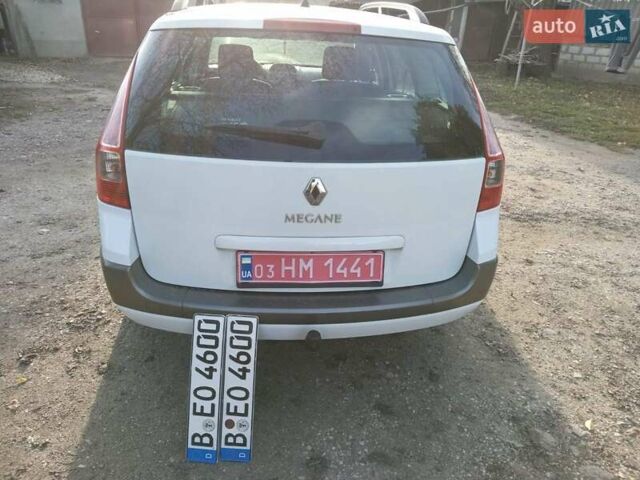 Білий Рено Меган, об'ємом двигуна 1.6 л та пробігом 201 тис. км за 5299 $, фото 20 на Automoto.ua