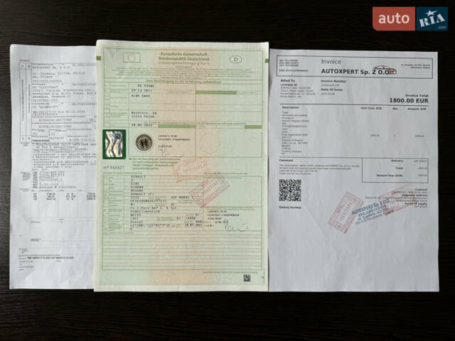 Белый Рено Меган, объемом двигателя 1.5 л и пробегом 201 тыс. км за 8750 $, фото 71 на Automoto.ua