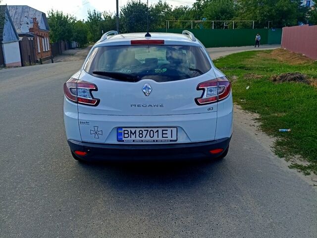 Белый Рено Меган, объемом двигателя 1.5 л и пробегом 270 тыс. км за 5800 $, фото 1 на Automoto.ua
