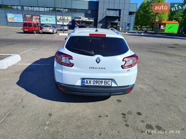 Белый Рено Меган, объемом двигателя 1.9 л и пробегом 400 тыс. км за 6700 $, фото 1 на Automoto.ua