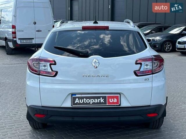 Белый Рено Меган, объемом двигателя 1.5 л и пробегом 195 тыс. км за 6490 $, фото 5 на Automoto.ua