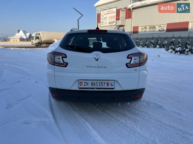 Белый Рено Меган, объемом двигателя 1.5 л и пробегом 254 тыс. км за 7300 $, фото 3 на Automoto.ua