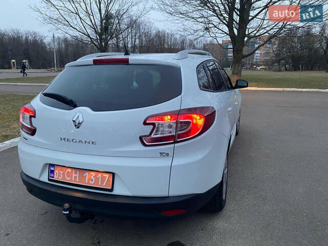 Белый Рено Меган, объемом двигателя 1.2 л и пробегом 146 тыс. км за 6600 $, фото 9 на Automoto.ua