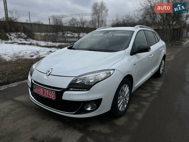 Белый Рено Меган, объемом двигателя 1.5 л и пробегом 238 тыс. км за 9000 $, фото 3 на Automoto.ua