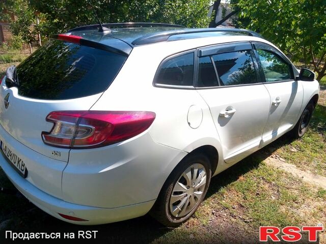 Белый Рено Меган, объемом двигателя 1.5 л и пробегом 342 тыс. км за 7500 $, фото 3 на Automoto.ua