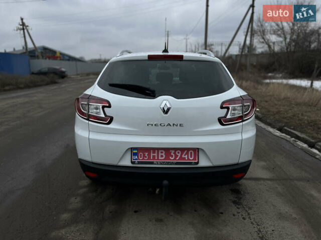 Белый Рено Меган, объемом двигателя 1.5 л и пробегом 238 тыс. км за 9000 $, фото 10 на Automoto.ua