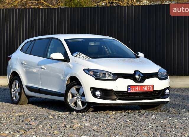 Белый Рено Меган, объемом двигателя 1.5 л и пробегом 232 тыс. км за 7800 $, фото 3 на Automoto.ua
