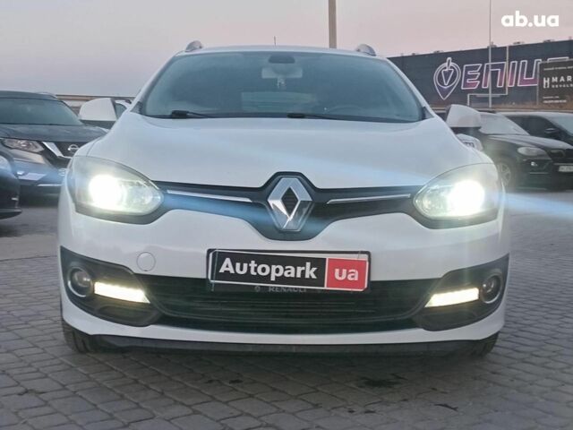 Белый Рено Меган, объемом двигателя 1.5 л и пробегом 315 тыс. км за 8990 $, фото 1 на Automoto.ua