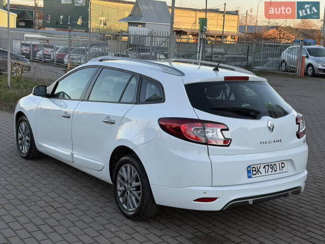 Белый Рено Меган, объемом двигателя 1.5 л и пробегом 265 тыс. км за 8550 $, фото 5 на Automoto.ua