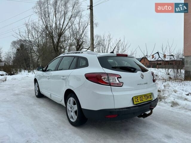 Белый Рено Меган, объемом двигателя 1.5 л и пробегом 192 тыс. км за 8490 $, фото 11 на Automoto.ua