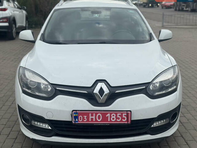 Белый Рено Меган, объемом двигателя 1.5 л и пробегом 280 тыс. км за 7750 $, фото 2 на Automoto.ua