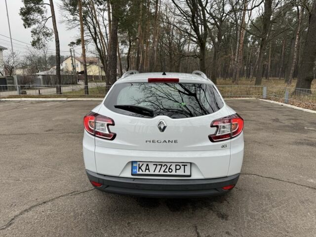 Белый Рено Меган, объемом двигателя 1.5 л и пробегом 214 тыс. км за 7700 $, фото 5 на Automoto.ua