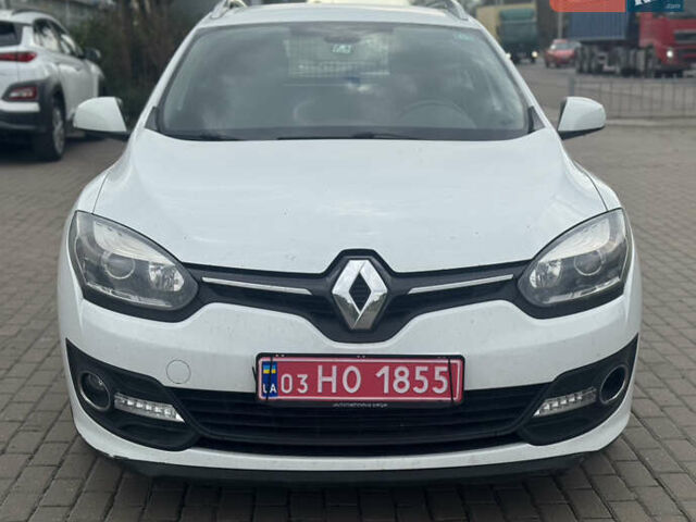 Белый Рено Меган, объемом двигателя 1.5 л и пробегом 280 тыс. км за 7750 $, фото 1 на Automoto.ua