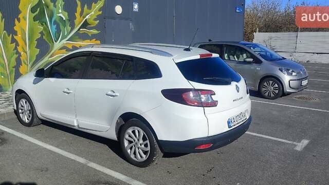 Рено Меган 2014 в Киеве на Automoto.ua Белый Рено Меган, объемом двигателя 1.5 л и пробегом 257 тыс. км за 8500 $, фото 3 на Automoto.ua