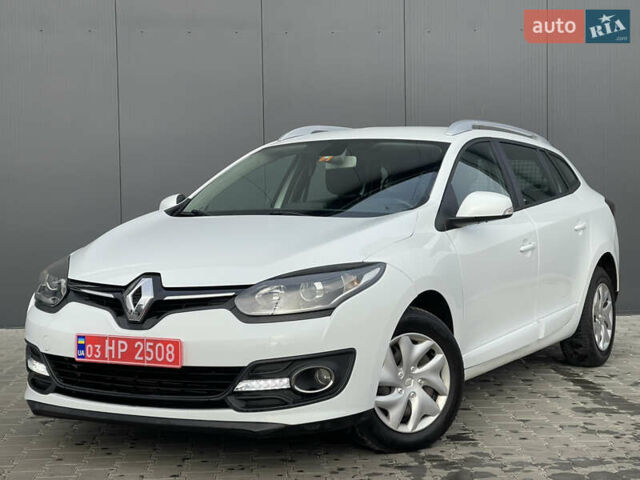 Белый Рено Меган, объемом двигателя 1.5 л и пробегом 113 тыс. км за 11500 $, фото 1 на Automoto.ua