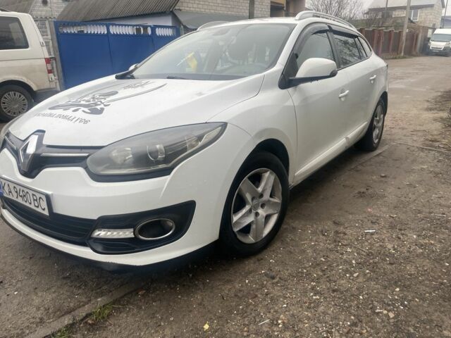 Белый Рено Меган, объемом двигателя 1.5 л и пробегом 450 тыс. км за 7327 $, фото 1 на Automoto.ua