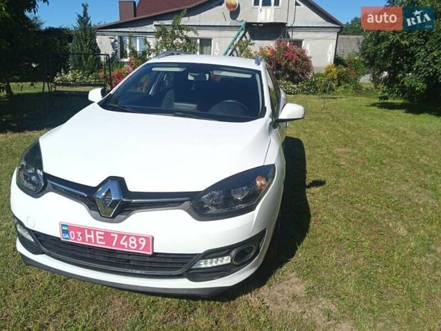 Белый Рено Меган, объемом двигателя 1.5 л и пробегом 180 тыс. км за 10499 $, фото 2 на Automoto.ua