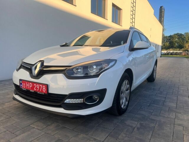 Белый Рено Меган, объемом двигателя 1.5 л и пробегом 190 тыс. км за 9200 $, фото 1 на Automoto.ua