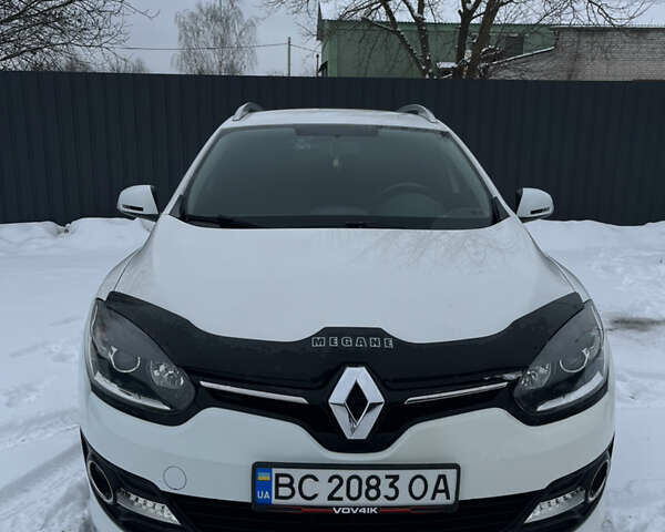 Білий Рено Меган, об'ємом двигуна 1.5 л та пробігом 251 тис. км за 8799 $, фото 1 на Automoto.ua