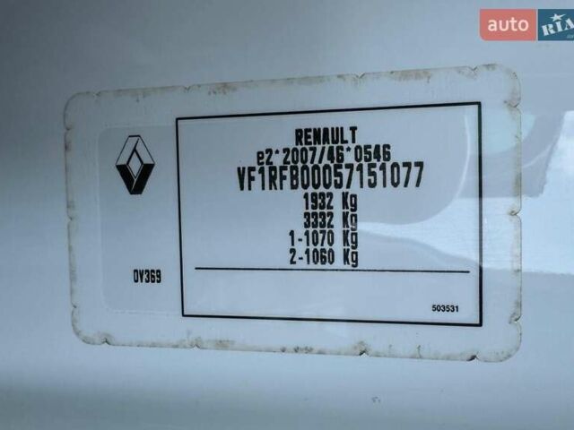 Белый Рено Меган, объемом двигателя 1.5 л и пробегом 210 тыс. км за 12000 $, фото 26 на Automoto.ua