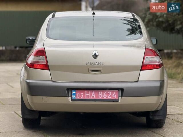 Бежевий Рено Меган, об'ємом двигуна 1.6 л та пробігом 190 тис. км за 5650 $, фото 25 на Automoto.ua