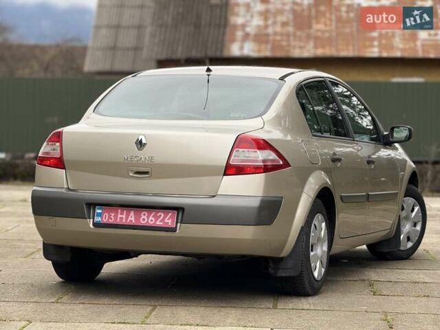 Бежевий Рено Меган, об'ємом двигуна 1.6 л та пробігом 190 тис. км за 5650 $, фото 11 на Automoto.ua