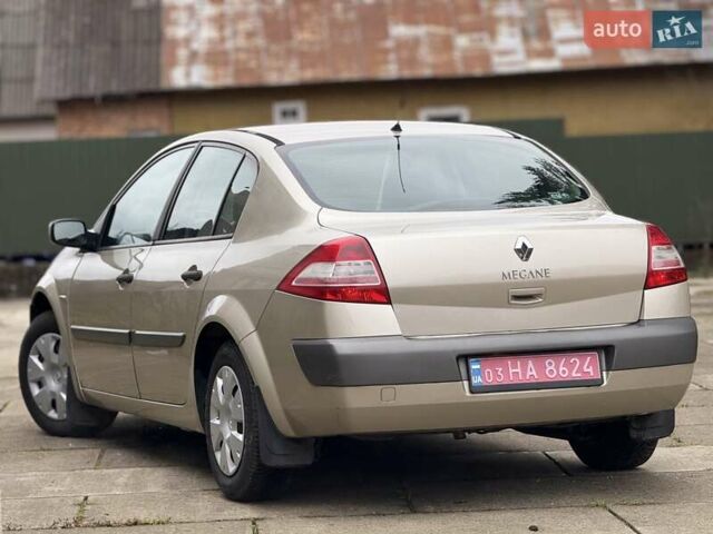 Бежевий Рено Меган, об'ємом двигуна 1.6 л та пробігом 190 тис. км за 5650 $, фото 29 на Automoto.ua