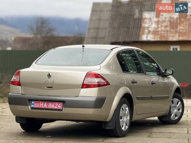 Бежевий Рено Меган, об'ємом двигуна 1.6 л та пробігом 190 тис. км за 5650 $, фото 16 на Automoto.ua