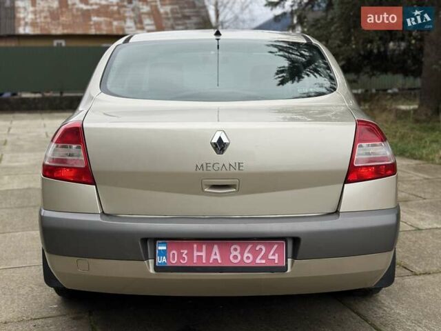 Бежевий Рено Меган, об'ємом двигуна 1.6 л та пробігом 190 тис. км за 5650 $, фото 24 на Automoto.ua