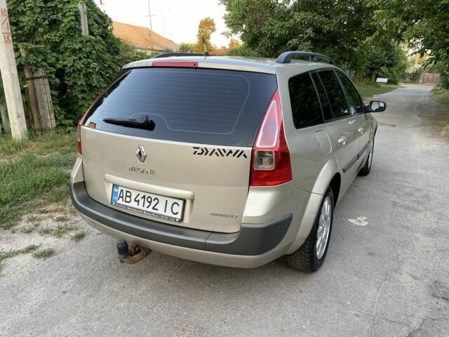 Бежевый Рено Меган, объемом двигателя 1.6 л и пробегом 256 тыс. км за 4750 $, фото 6 на Automoto.ua