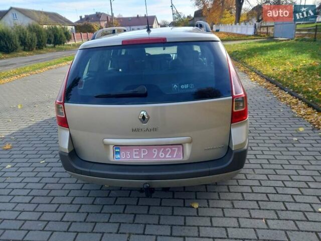 Бежевий Рено Меган, об'ємом двигуна 1.6 л та пробігом 190 тис. км за 5300 $, фото 7 на Automoto.ua