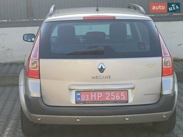 Бежевый Рено Меган, объемом двигателя 1.6 л и пробегом 195 тыс. км за 4800 $, фото 8 на Automoto.ua