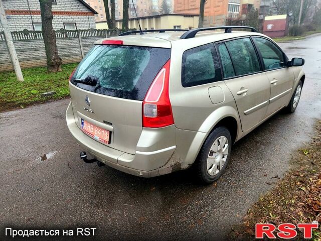 Бежевий Рено Меган, об'ємом двигуна 1.6 л та пробігом 220 тис. км за 5300 $, фото 5 на Automoto.ua