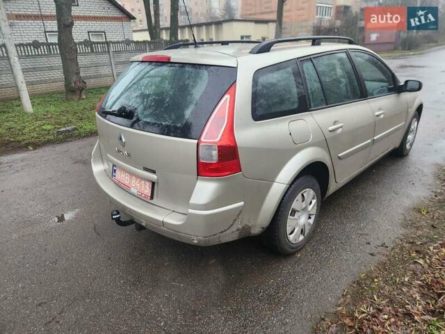 Бежевий Рено Меган, об'ємом двигуна 1.6 л та пробігом 220 тис. км за 5300 $, фото 4 на Automoto.ua
