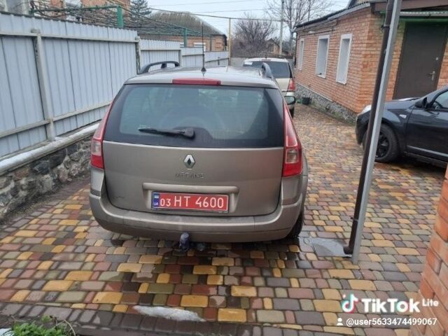 Бежевий Рено Меган, об'ємом двигуна 1.6 л та пробігом 181 тис. км за 5400 $, фото 1 на Automoto.ua