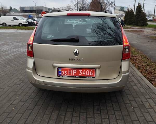 Бежевий Рено Меган, об'ємом двигуна 1.6 л та пробігом 191 тис. км за 6000 $, фото 10 на Automoto.ua
