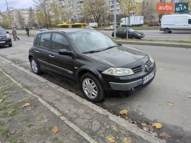 Черный Рено Меган, объемом двигателя 1.5 л и пробегом 240 тыс. км за 3700 $, фото 5 на Automoto.ua