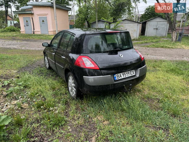 Черный Рено Меган, объемом двигателя 1.6 л и пробегом 229 тыс. км за 4000 $, фото 12 на Automoto.ua