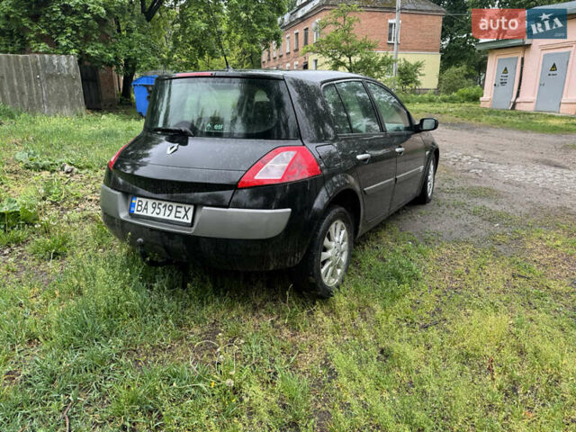 Черный Рено Меган, объемом двигателя 1.6 л и пробегом 229 тыс. км за 4000 $, фото 13 на Automoto.ua