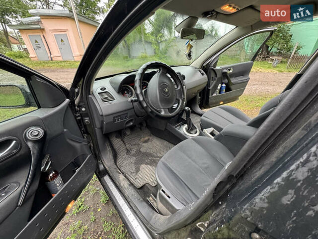 Черный Рено Меган, объемом двигателя 1.6 л и пробегом 229 тыс. км за 4000 $, фото 4 на Automoto.ua