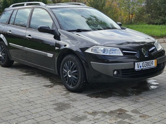Черный Рено Меган, объемом двигателя 1.6 л и пробегом 198 тыс. км за 4750 $, фото 2 на Automoto.ua