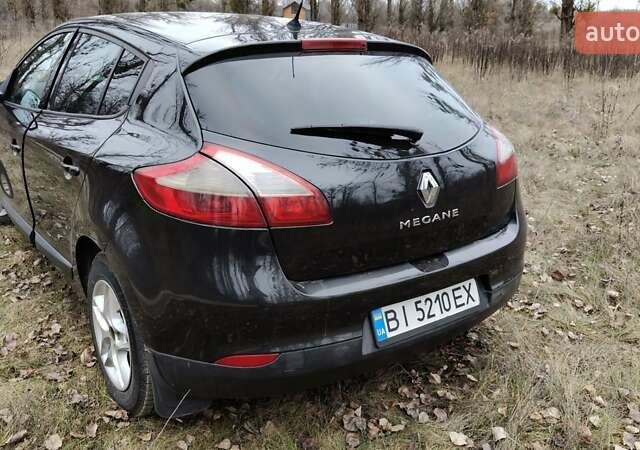 Черный Рено Меган, объемом двигателя 1.5 л и пробегом 241 тыс. км за 5900 $, фото 9 на Automoto.ua